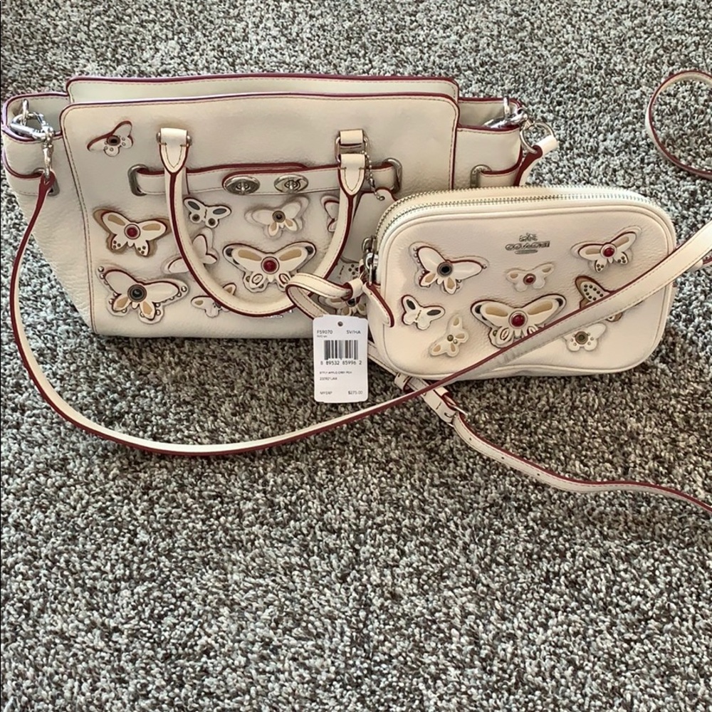 Coach satchel and cross body bundle!